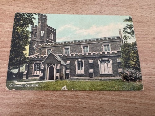 Postcard clophill church - postcard,