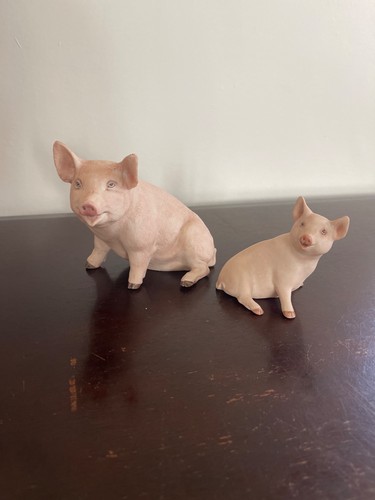 Aynsley porcelain pig and - aynsley,