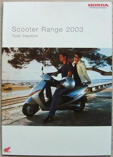 Honda scooters sales brochure - scooters,