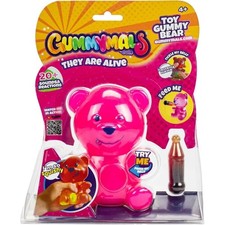 GUMMYMALS INTERACTIVE PINK GUMMY BEAR WITH 20+ SOUNDS & REACTIONS NEW TOY