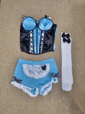 Alice Wonderland Ladies Halloween Costume Sexy Fancy Dress