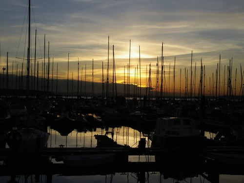 Photo 6x4 sunset parkstone - 6x4,