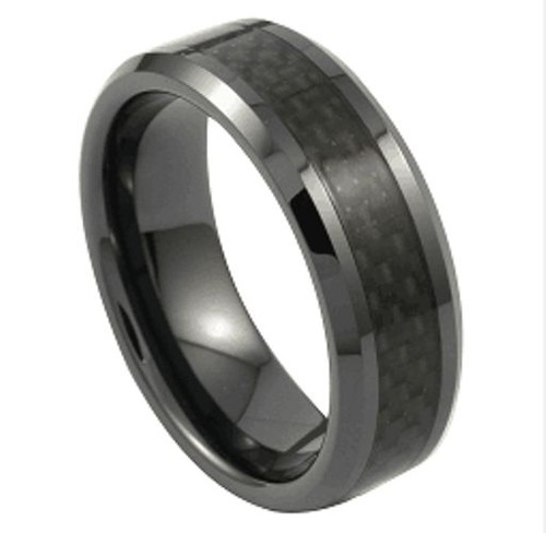 Mens tungsten carbide - carbide, ring