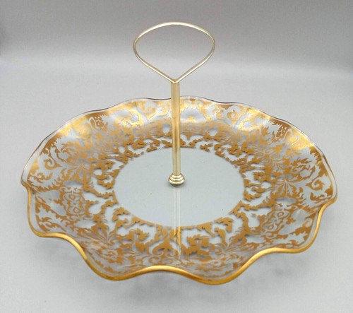 Vintage glass cake - glass, cake/biscuit