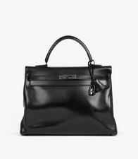 Hermès Black Box Calf Leather