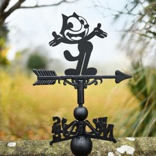 Vintage Cartoon Cat Weathervane