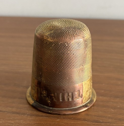 Vintage brass spirit measure - ,