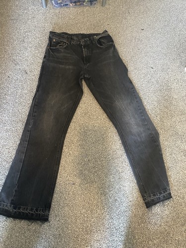 Zara black dark wash straight - black,