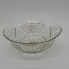 Vintage Glass Serving Bowl