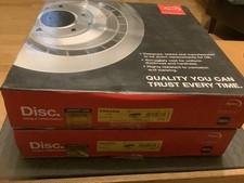 Pair Apec Red Brake discs front  DSK2438 IX20 I30 Kia Ceed  soul Venga Pro Ceed