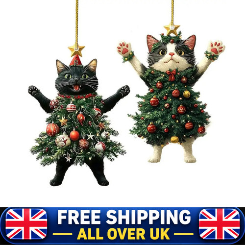 Cute cat hanging ornaments - cat,