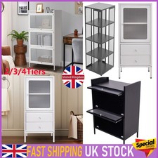 Wooden/Metal Bedside Table