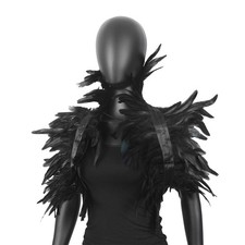 Elegant feather shrug shawl - feather,