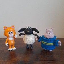 Timmy Time Posable Figures - Timmy - Paxton  & Mittens The Cat