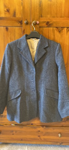 Tweed show jacket blue ladies - show,