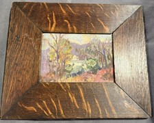 Antique Diminutive Oil on