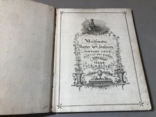 LEEDS York Road Baptist Day School vintage 1859 exercise book BEAUTIFULLY ILLUST