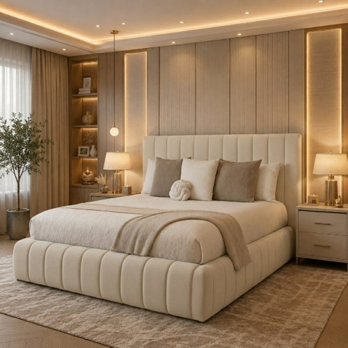 Luxury ottoman bed plush - luxury,
