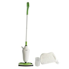 Pifco 1500W Steam Mop 30 Sec Heating 130°C Max Temp 400ml Tank Carpet Hard Floor