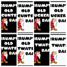 Funny Grumpy Twats Bar Sign