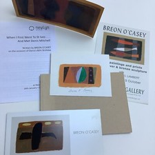 Breon O’Casey Catalogue Dublin : Making 2001 /  various Signed ephemera