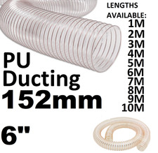 152mm flexible ducting - 6", pu