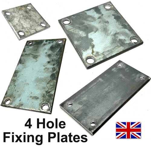 Steel hole fixing plates - steel,