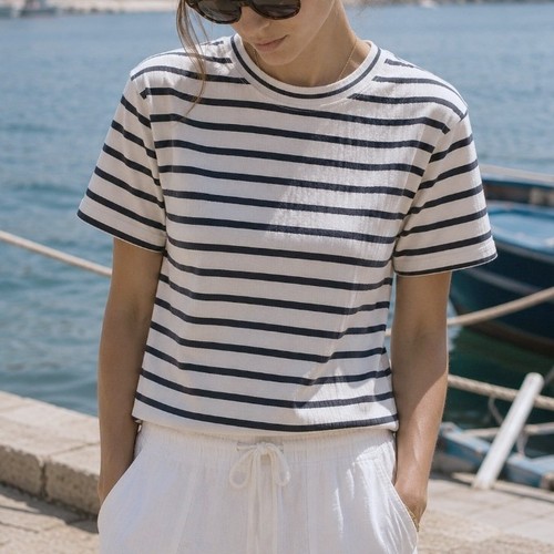 Vintage 1990s striped ribbed - vintage,