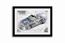 Line Tech Drawing  Cadillac