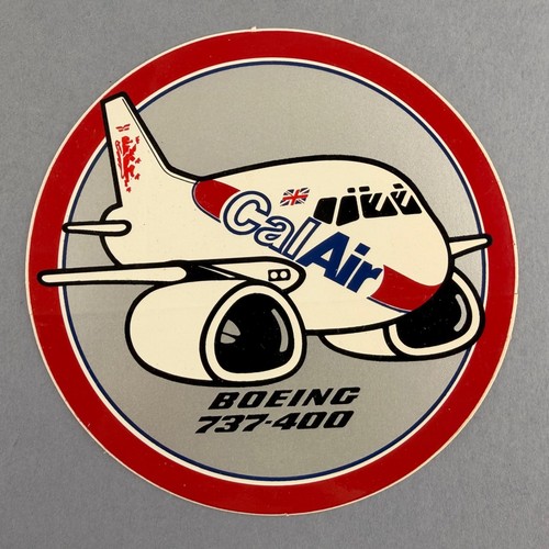 Cal air airline sticker - airline,