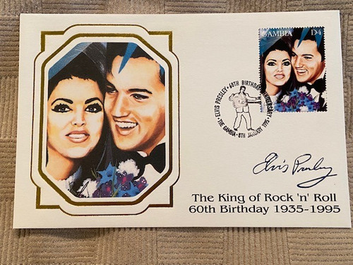Elvis stamp envelope - stamp,