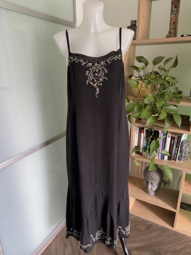 Kaliko 100 silk beaded maxi - beaded,