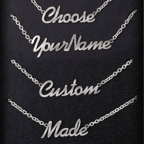 Personalised name necklace - personalised,