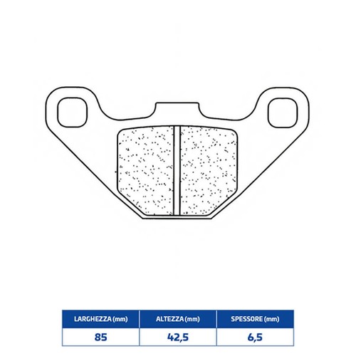 Sintered brake pads italjet - sintered,