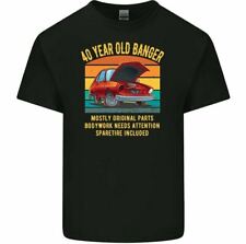 40th Birthday T-Shirt 1985 Mens Funny OLD BANGER Car 41 Year Old Gift Tee Top