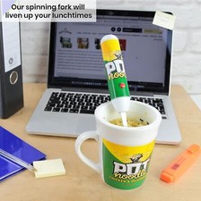 Pot Noodle Mug Gift Set Spinning Chicken & Mushroom Flavor Pot Noodle Included