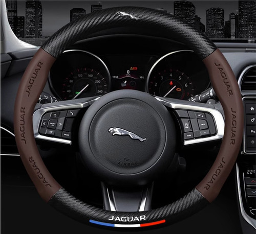 Leather steering wheel - 15",