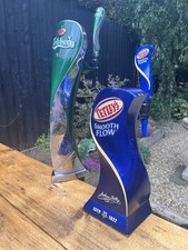 Carlberg And Tetley’s beer Pumps