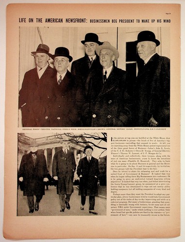 1930s magazine page - 1930s, fdr