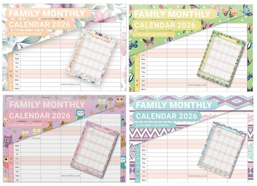 2026 calendar large - calendar, month
