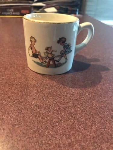 Antique childs ceramic coffee - antique,