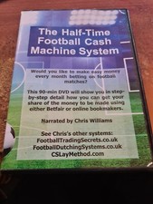 The Half - Time Football Cash Machine System Original Case and DVD