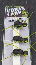 Urban carp zigs black - black, beetle