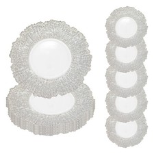 Glass Charger Plates Christmas