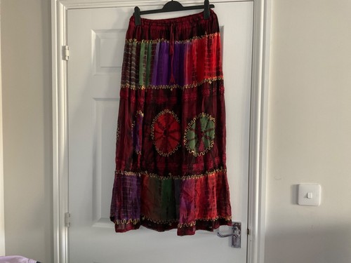 Ladies hippy maxi skirt