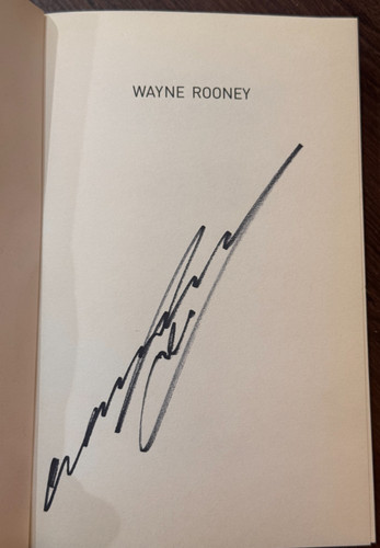 Wayne rooney hand signed - hand, my