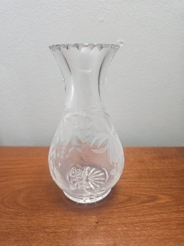 Vintage cut frosted - cut, crystal