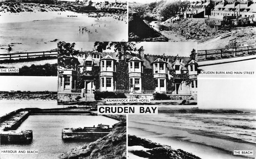 Cruden bay multiview postcard - cruden,