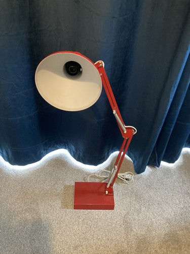 Vintage red anglepoise - vintage, lamp