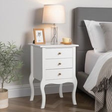 Modern Bedside Table 3 Drawers